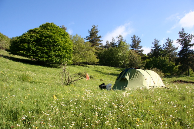 Camping Sauvage bei le Béage